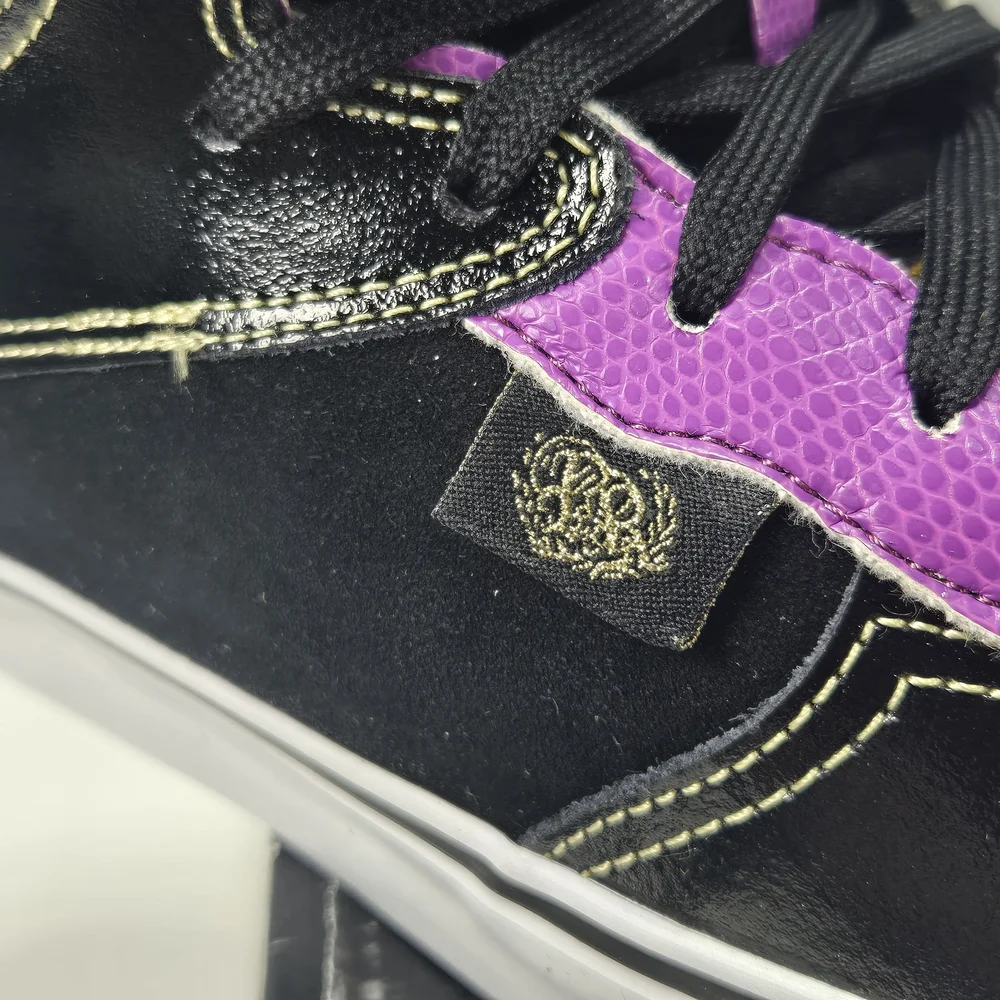 Public Royalty Funk-Shooter Black Purple Men's High-Top Sneakers Size 8